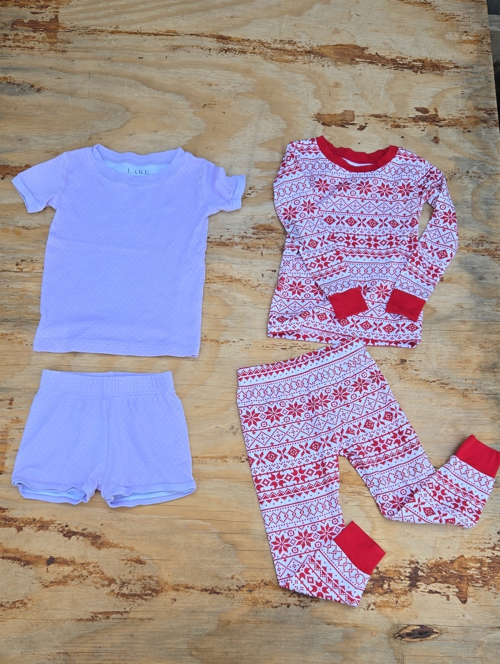 LAKE Kids Two-Pack  Pajama Set -Size 3